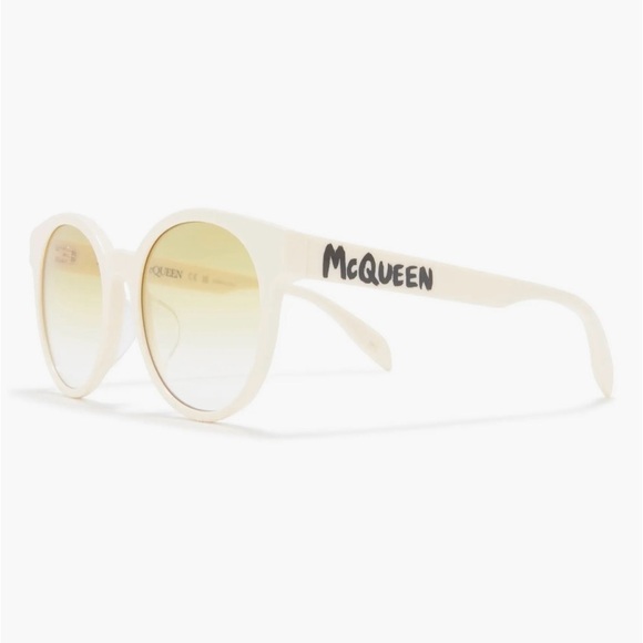 Alexander McQueen Round Sunglasses McQueen Gradient Sunglasses NWT main image 4